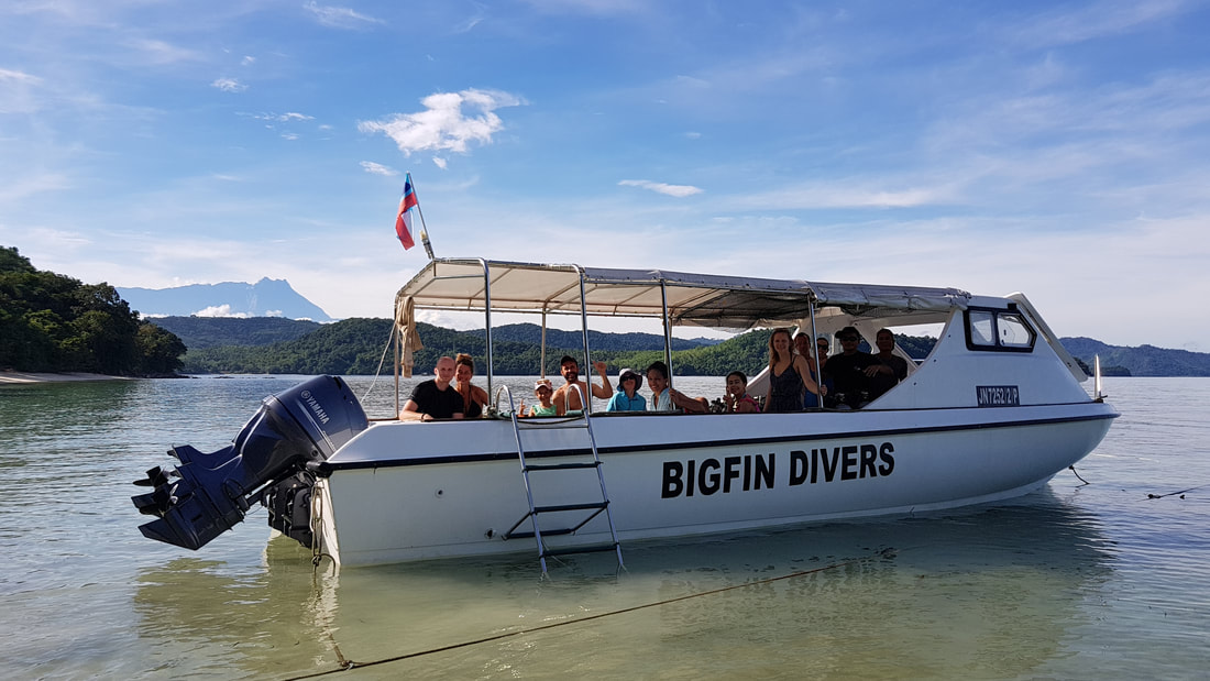 Scuba dive boat Sabah Borneo