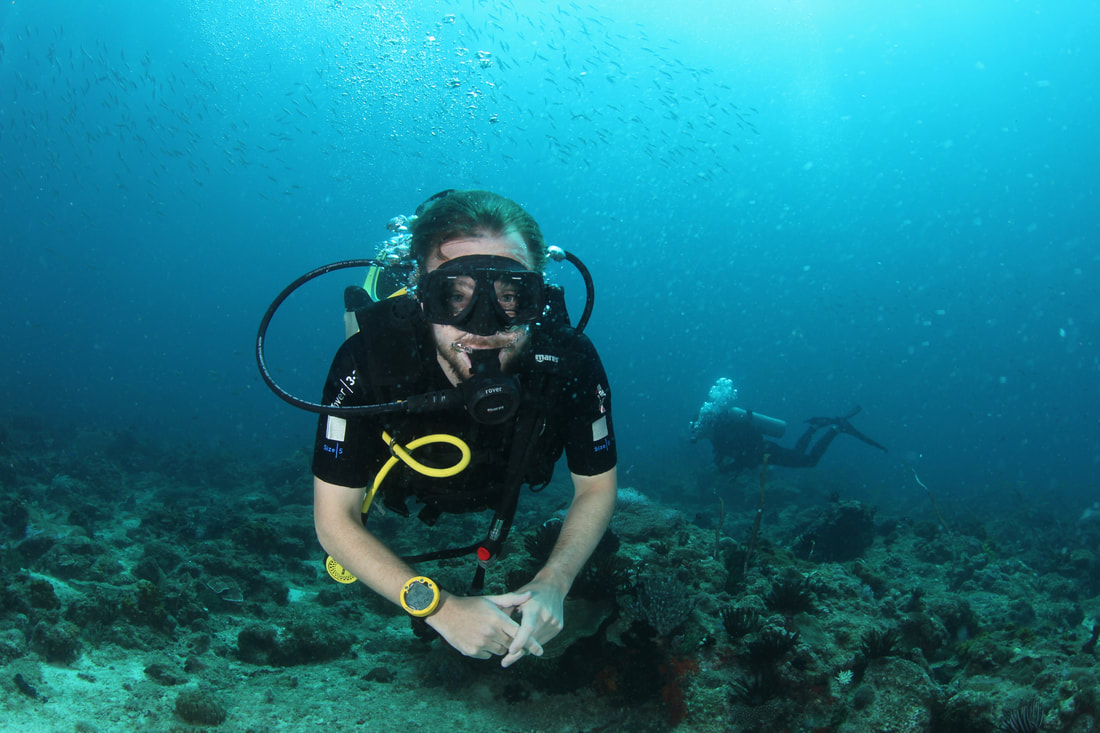 Scuba diver Kota Belud Malaysia Sabah